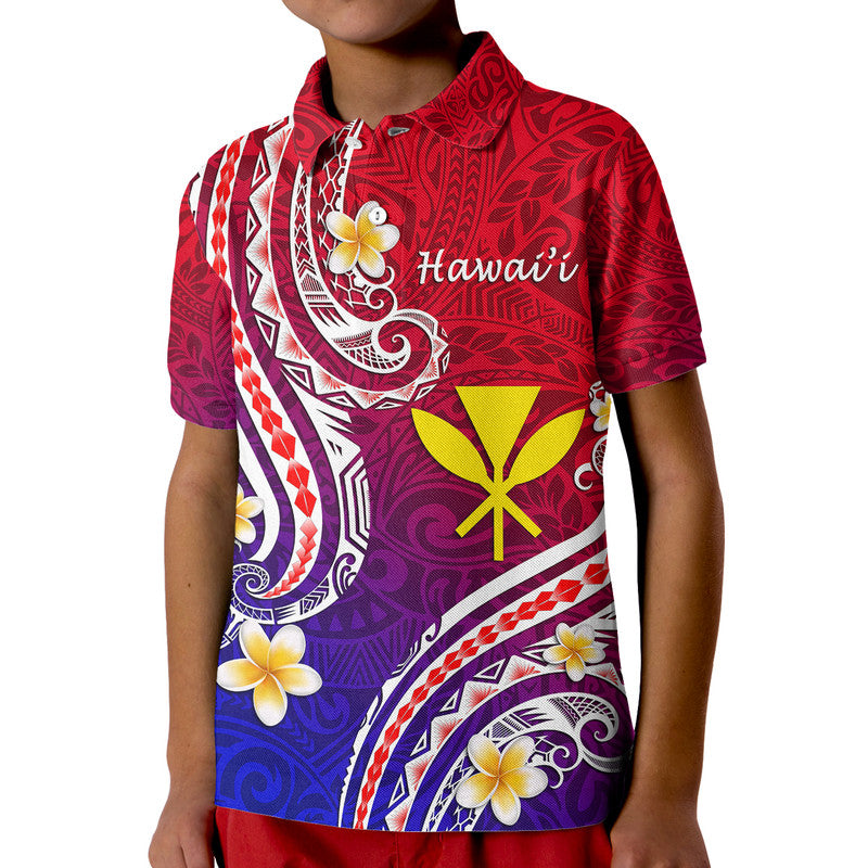 Custom Hawaii Polo Shirt Polynesian Line Style - Wonder Print Shop