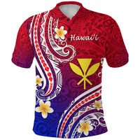 Custom Hawaii Polo Shirt Polynesian Line Style - Wonder Print Shop