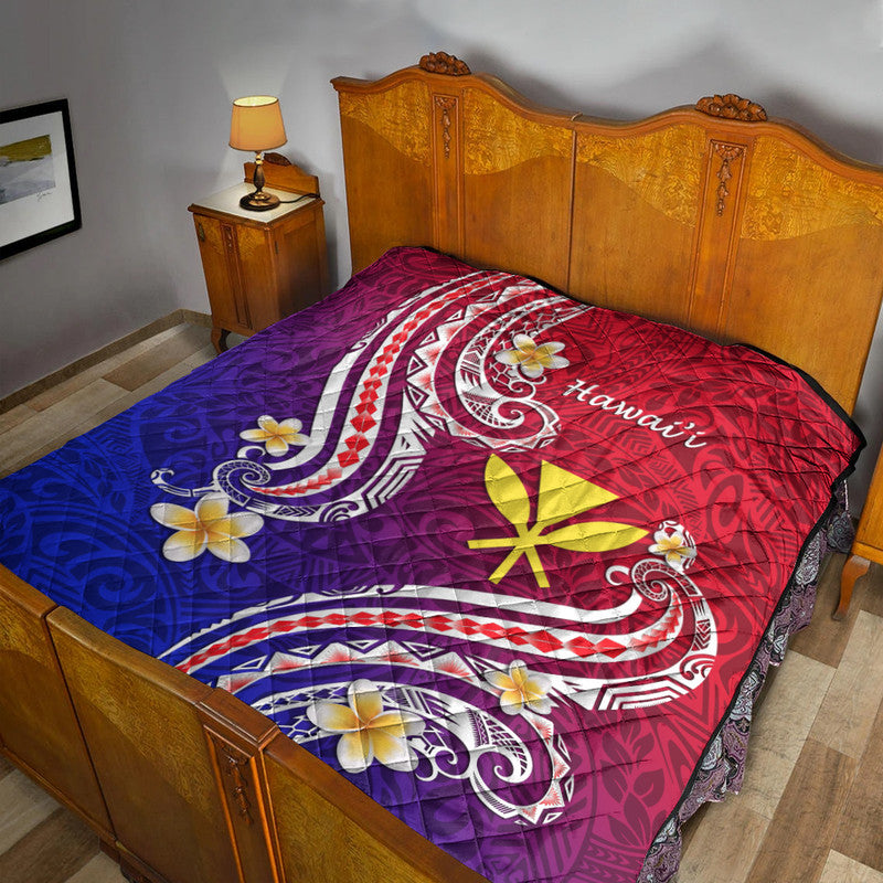 Hawaii Premium Quilt Polynesian Line Style - Wonder Print Shop