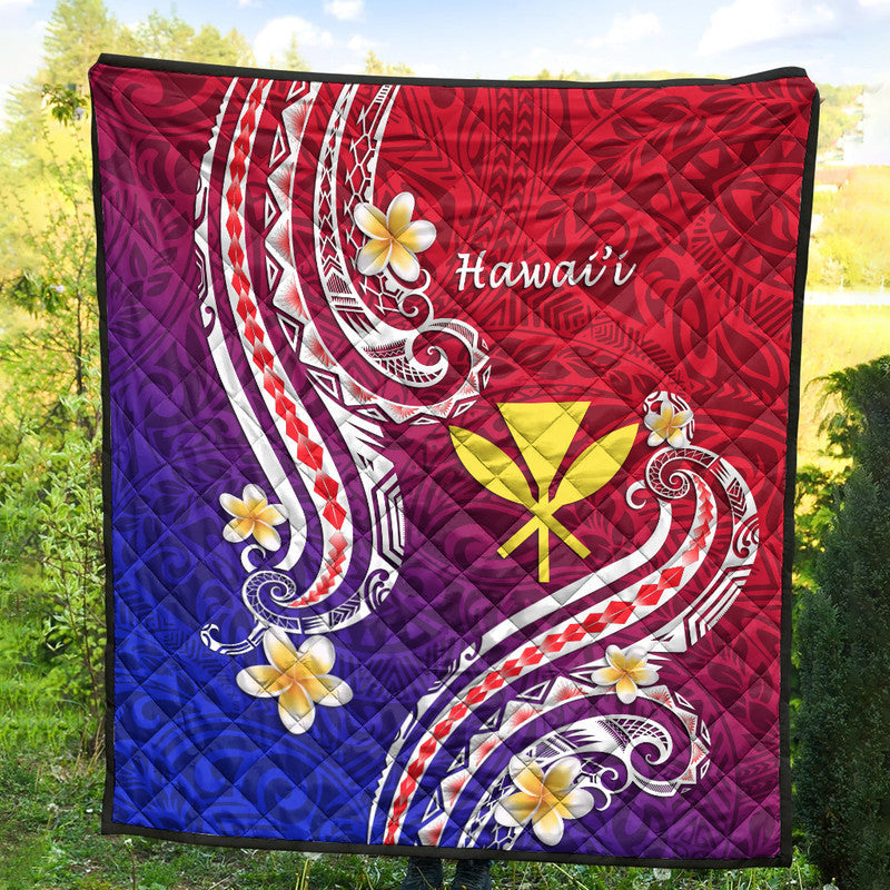 Hawaii Premium Quilt Polynesian Line Style - Wonder Print Shop
