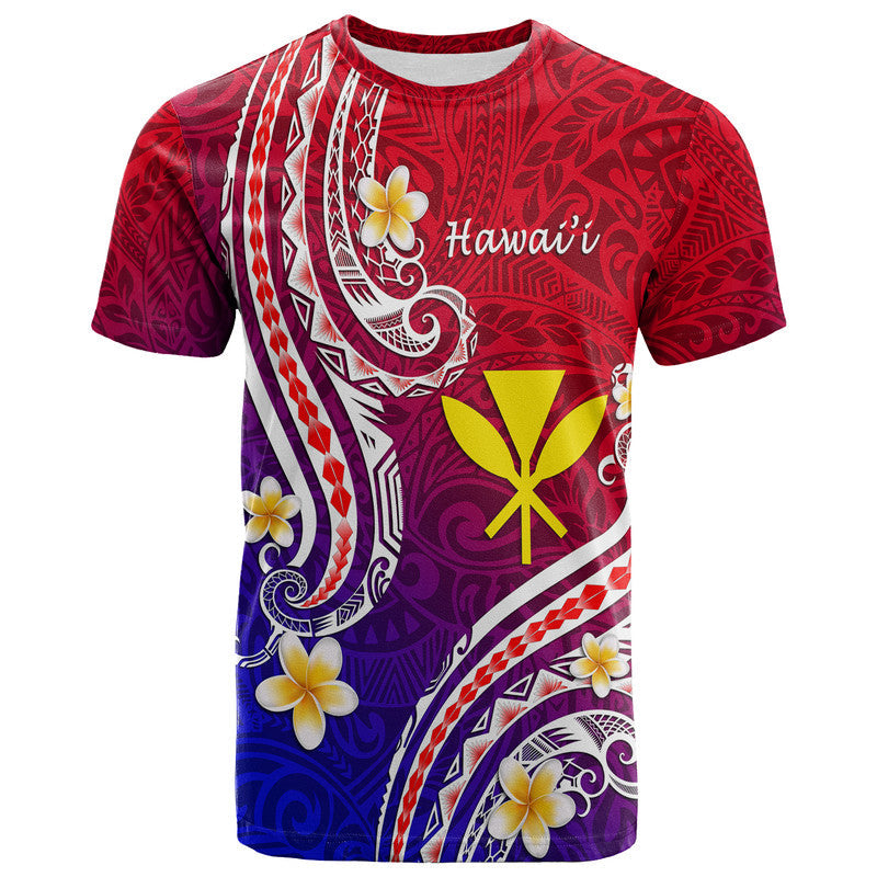 Custom Hawaii T Shirt Polynesian Line Style - Wonder Print Shop