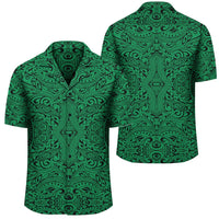 Polynesian Culture Green Hawaiian Shirt - Wonder Print Shop