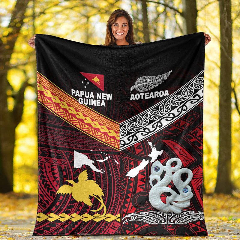 new-zealand-and-papua-new-guinea-premium-blanket-together-red