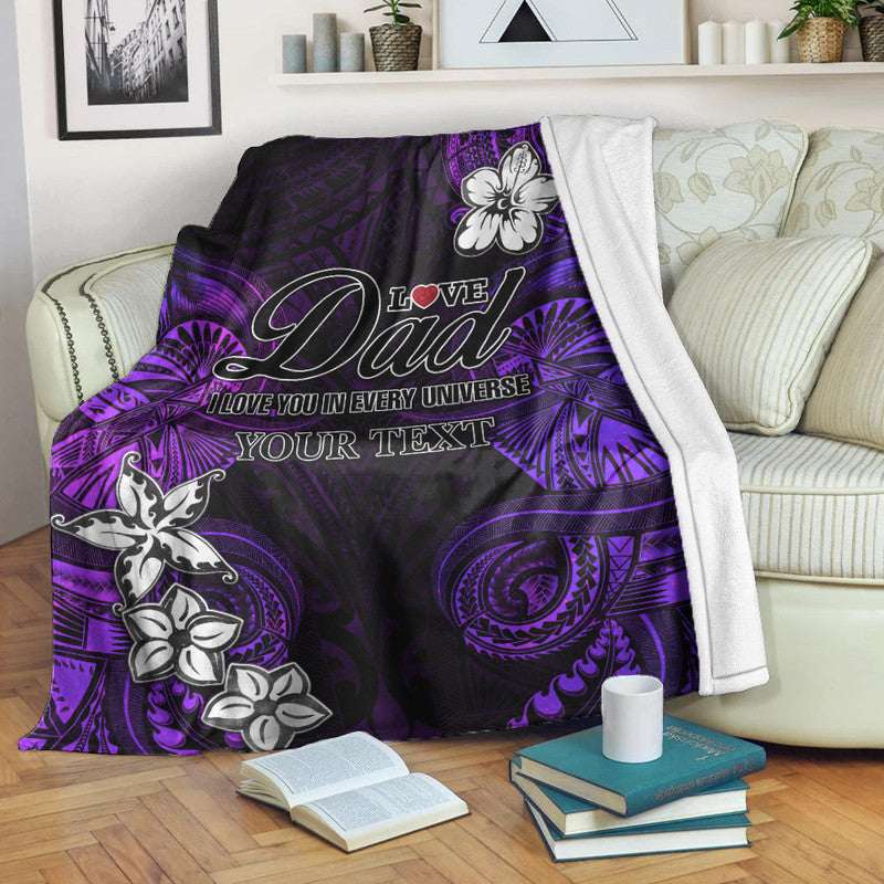 custom-personalised-polynesian-fathers-day-premium-blanket-i-love-you-in-every-universe-purple