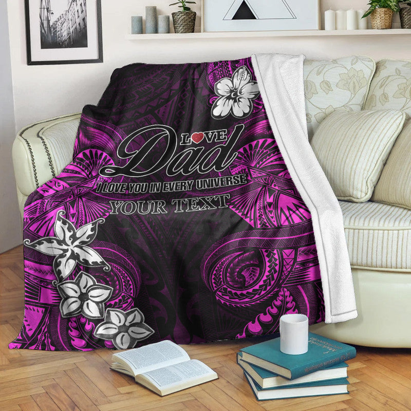 custom-personalised-polynesian-fathers-day-premium-blanket-i-love-you-in-every-universe-pink