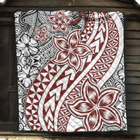 Traditional Polynesian Tribal Tattoo Retro Premium Quilt - Wonder Print Shop