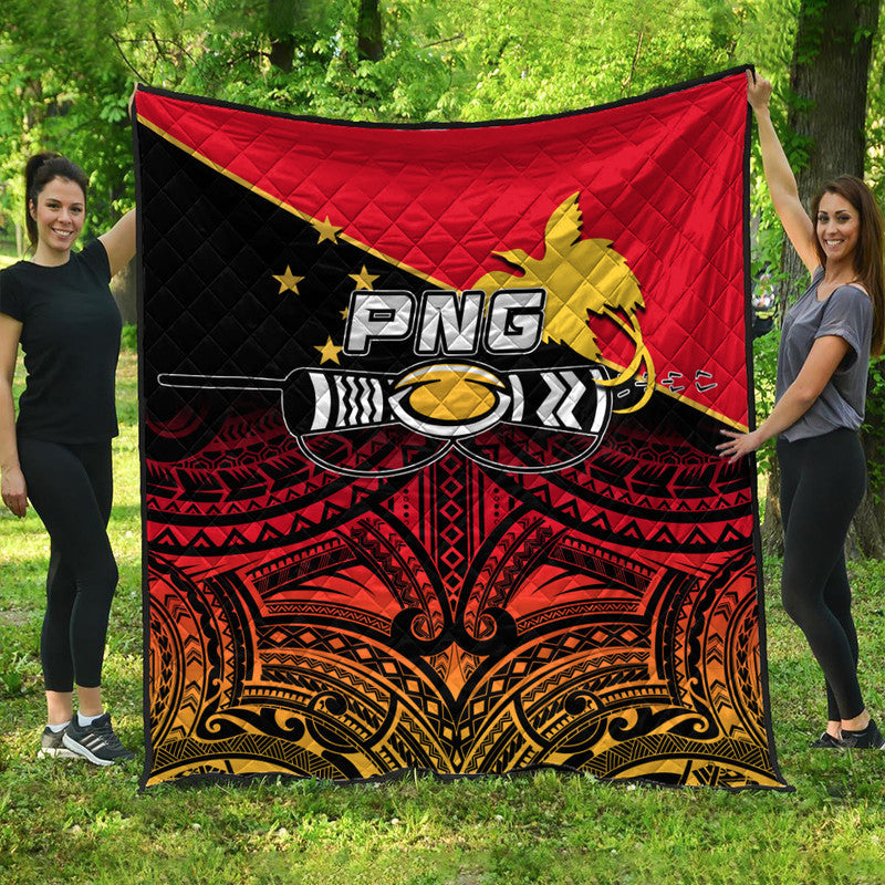 PNG Rugby The Kumuls Premium Quilt LT6 - Wonder Print Shop