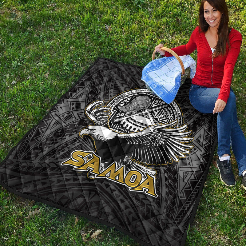 Seal of American Samoa Premium Quilt LT6 - Wonder Print Shop