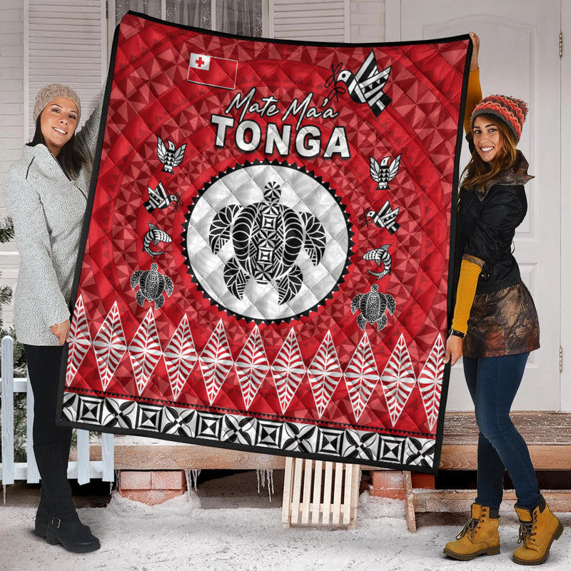 Mate Ma'a Tonga Ngatu Fonu Rugby Premium Quilt LT6 - Wonder Print Shop