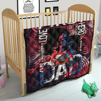 (Custom Personalised) Fathers Day - New Zealand Firefighter Dad Premium Quilt - Maori Pattern - Wonder Print Shop