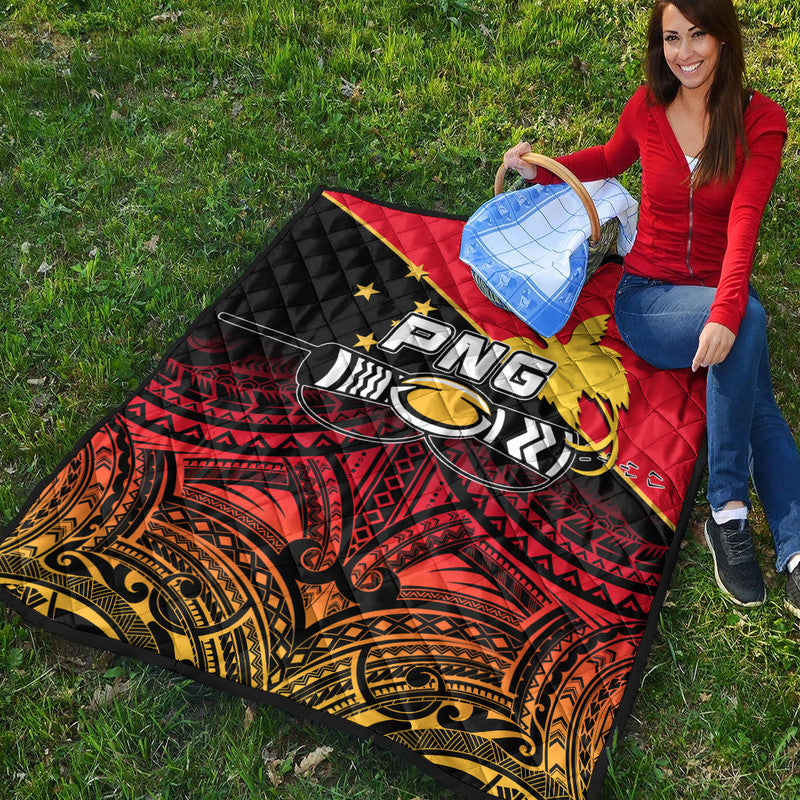 PNG Rugby The Kumuls Premium Quilt LT6 - Wonder Print Shop