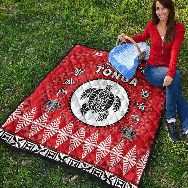Mate Ma'a Tonga Ngatu Fonu Rugby Premium Quilt LT6 - Wonder Print Shop