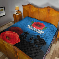 Anzac Day- New Zealand Remembers Premium Quilt LT6 - Wonder Print Shop