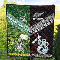 New Zealand and Cook Islands Premium Quilt Together Red LT8 - Wonder Print Shop