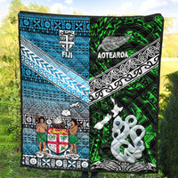 New Zealand and Fiji Premium Quilt Together Green LT8 - Wonder Print Shop