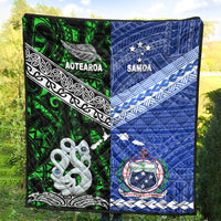 New Zealand and Samoa Premium Quilt Together Green LT8 - Wonder Print Shop