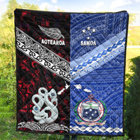 New Zealand and Samoa Premium Quilt Together Red LT8 - Wonder Print Shop