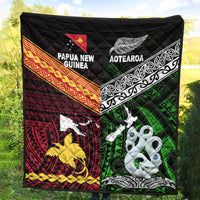 New Zealand and Papua New Guinea Premium Quilt Together Green LT8 - Wonder Print Shop