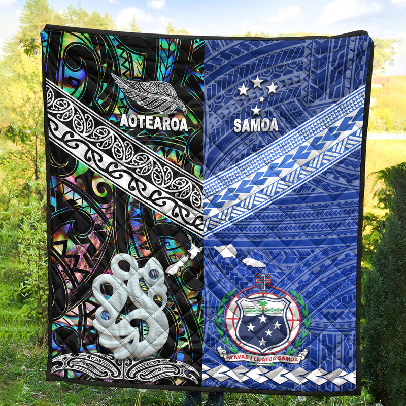 New Zealand and Samoa Premium Quilt Together Paua Shell LT8 - Wonder Print Shop