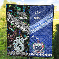 New Zealand and Samoa Premium Quilt Together Paua Shell LT8 - Wonder Print Shop
