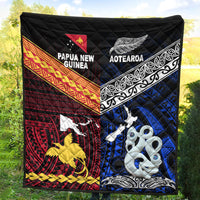New Zealand and Papua New Guinea Premium Quilt Together Blue LT8 - Wonder Print Shop