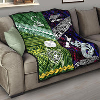 New Zealand and Cook Islands Premium Quilt Together Purple LT8 - Wonder Print Shop