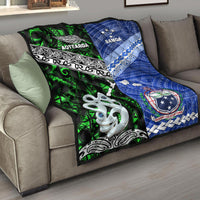 New Zealand and Samoa Premium Quilt Together Green LT8 - Wonder Print Shop