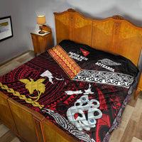 New Zealand and Papua New Guinea Premium Quilt Together Red LT8 - Wonder Print Shop