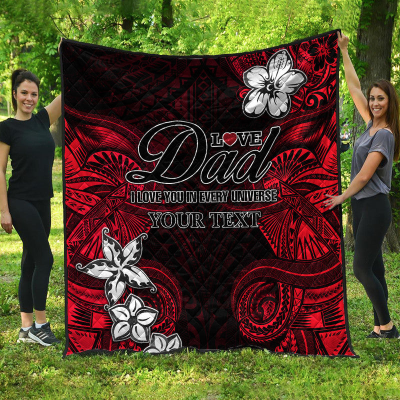 custom-personalised-polynesian-fathers-day-premium-quilt-i-love-you-in-every-universe-red