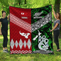 New Zealand and Tonga Premium Quilt Together Green LT8 - Wonder Print Shop