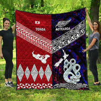 New Zealand and Tonga Premium Quilt Together Purple LT8 - Wonder Print Shop
