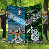 New Zealand and Fiji Premium Quilt Together Green LT8 - Wonder Print Shop