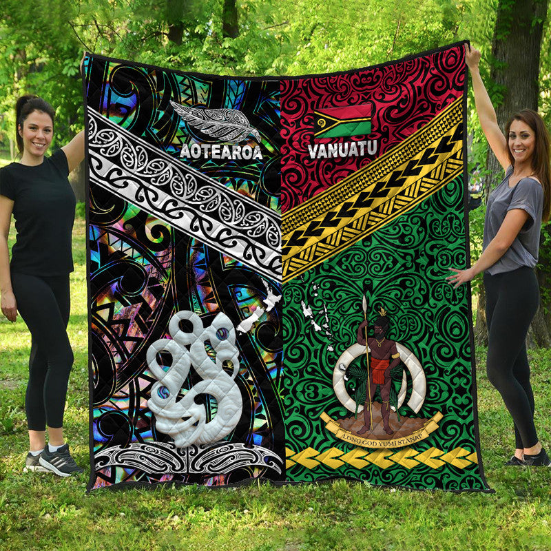 New Zealand and Vanuatu Premium Quilt Together Paua Shell LT8 - Wonder Print Shop