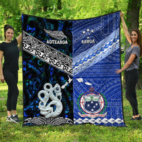 New Zealand and Samoa Premium Quilt Together Blue LT8 - Wonder Print Shop
