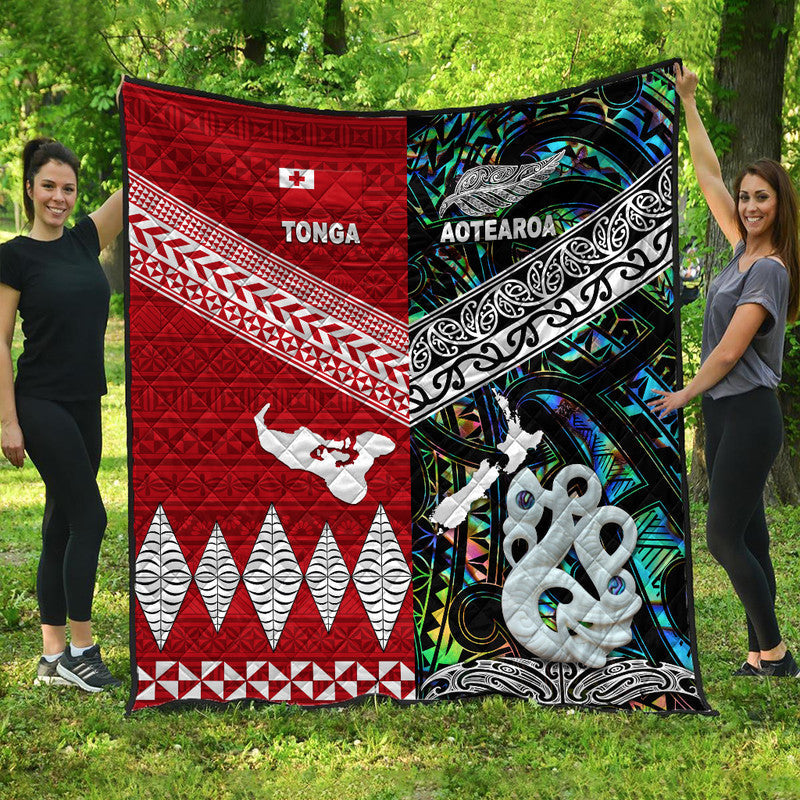 New Zealand and Tonga Premium Quilt Together Paua Shell LT8 - Wonder Print Shop