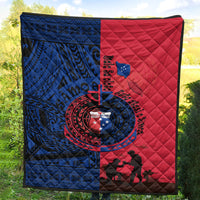 Samoa Independence Day Quotes Premium Quilt Military Polynesian Pattern - Wonder Print Shop
