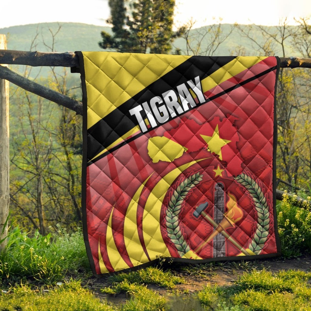 Tigray Premium Quilt Coat Of Arms With Africa Pattern Special LT16 - Wonder Print Shop
