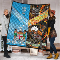 Australia Aboriginal And Fiji Tapa Premium Quilt Together LT8 - Wonder Print Shop