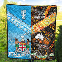 Australia Aboriginal And Fiji Tapa Premium Quilt Together LT8 - Wonder Print Shop