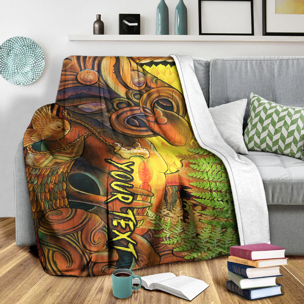 custom-personalised-hei-tiki-maori-premium-blanket-fern-aotearoa-ta-moko-sun