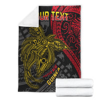 custom-personalised-papua-new-guinea-premium-blanket-raggiana-birds-of-paradise-happy-47th-independence-day-lt13