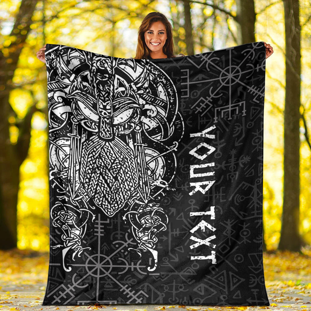 custom-personalised-viking-dad-premium-blanket-odin-runes-fathers-day