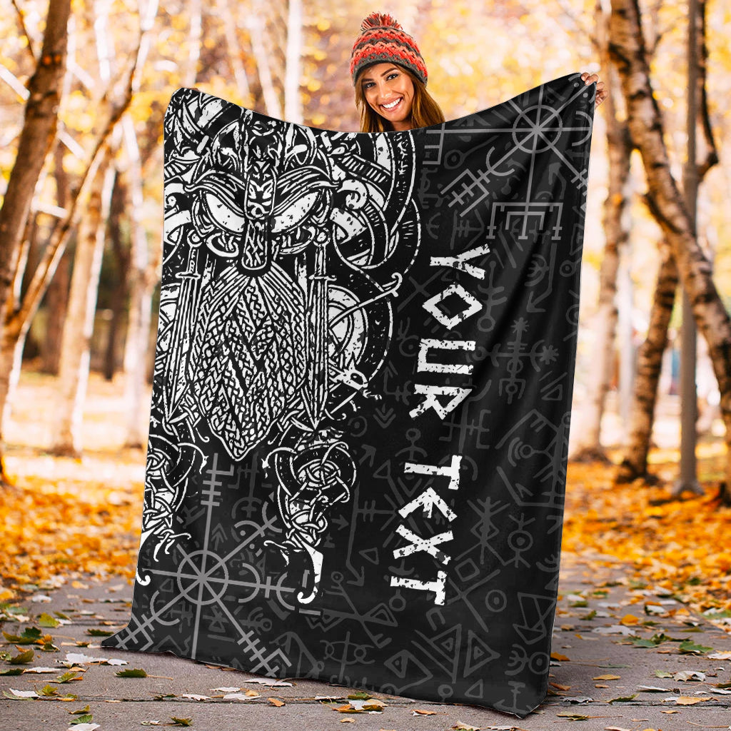 custom-personalised-viking-dad-premium-blanket-odin-runes-fathers-day