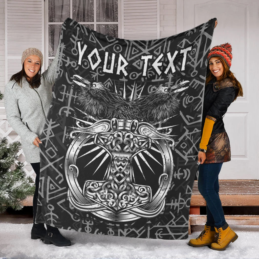 custom-personalised-viking-premium-blanket-style-runes-and-mjolnir