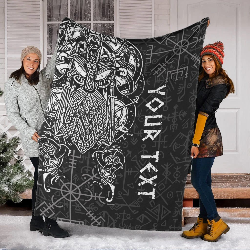 custom-personalised-viking-dad-premium-blanket-odin-runes-fathers-day
