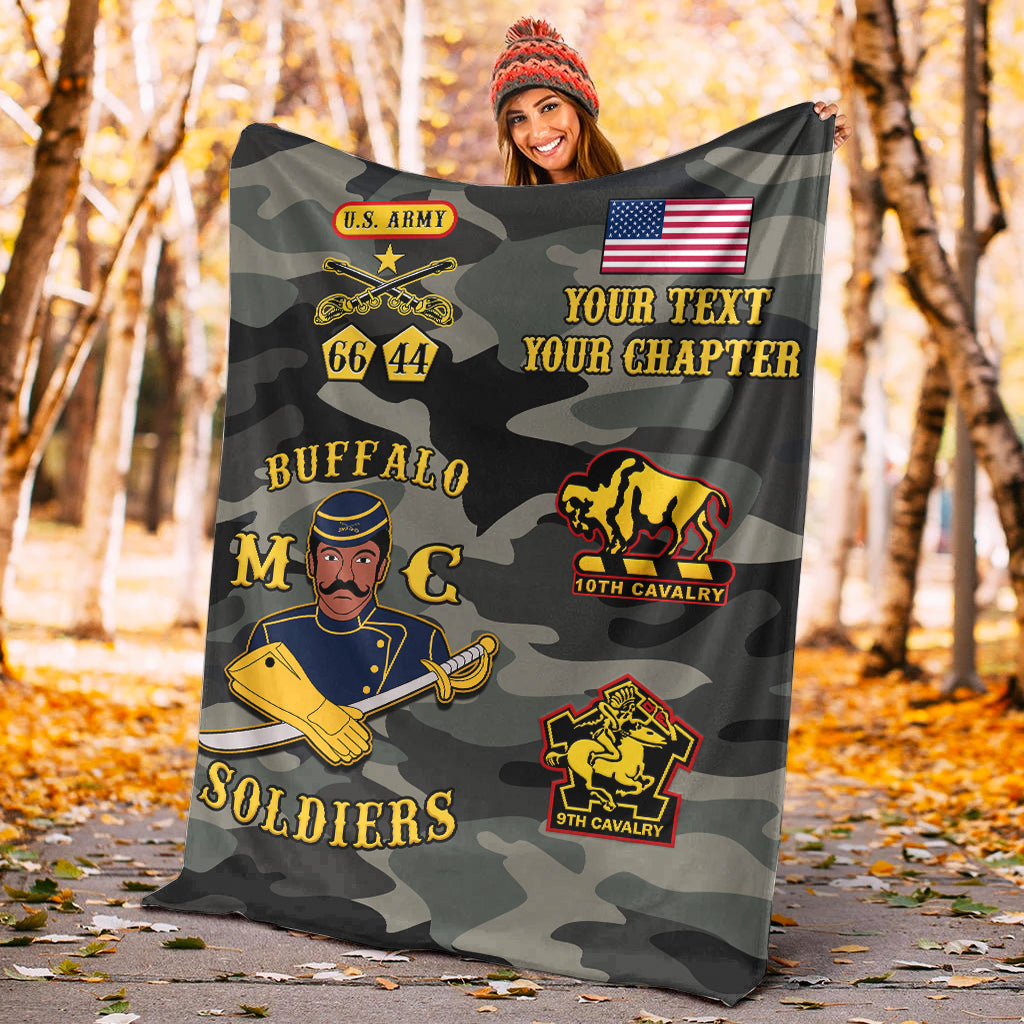 custom-text-and-chapter-buffalo-soldiers-premium-blanket-camouflage-unique