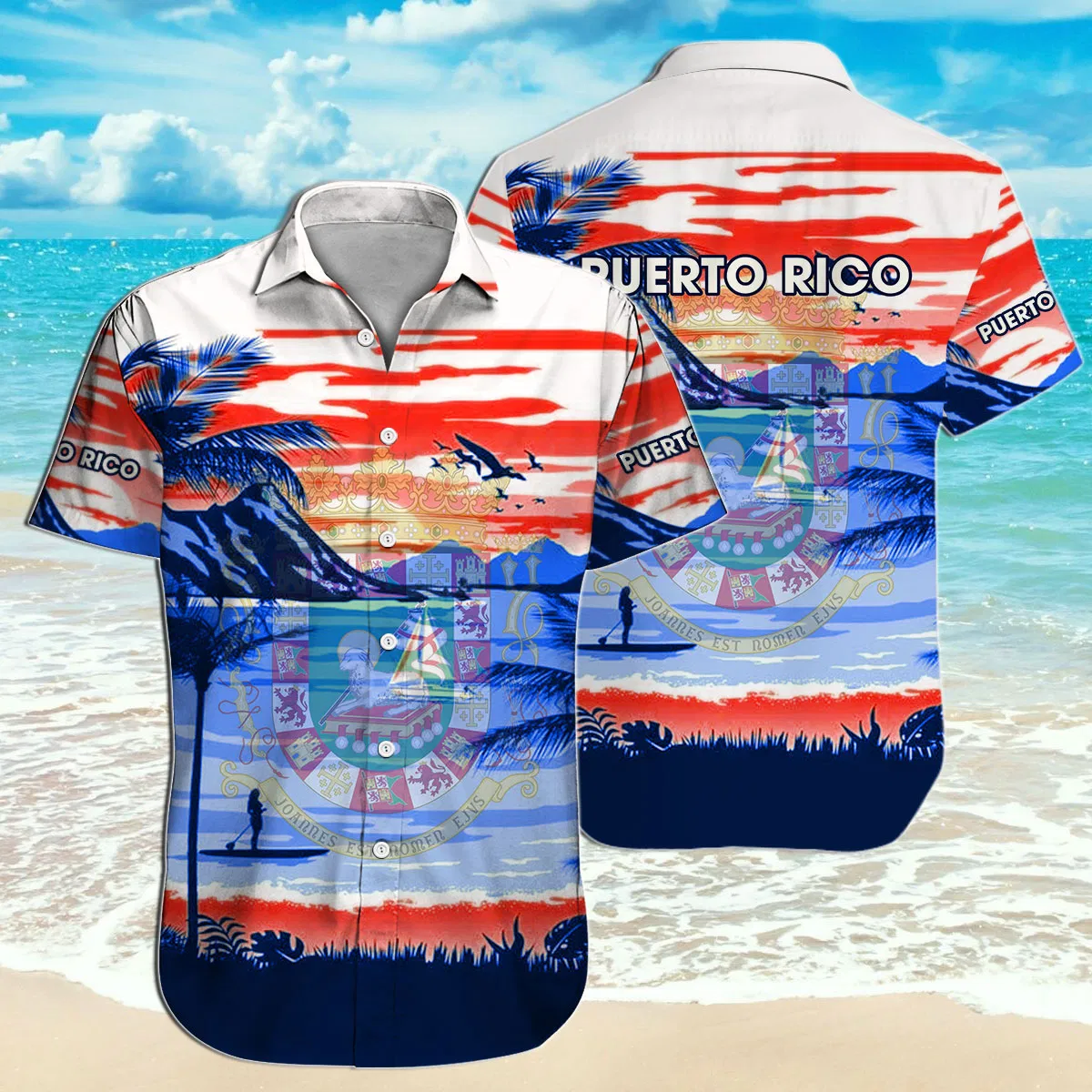 Puerto Rico Hawaiian Shirt - Wonder Print Shop