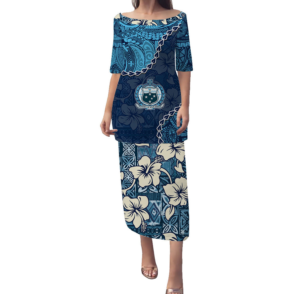 Samoa Puletasi Dress Tapa Pattern Style LT9