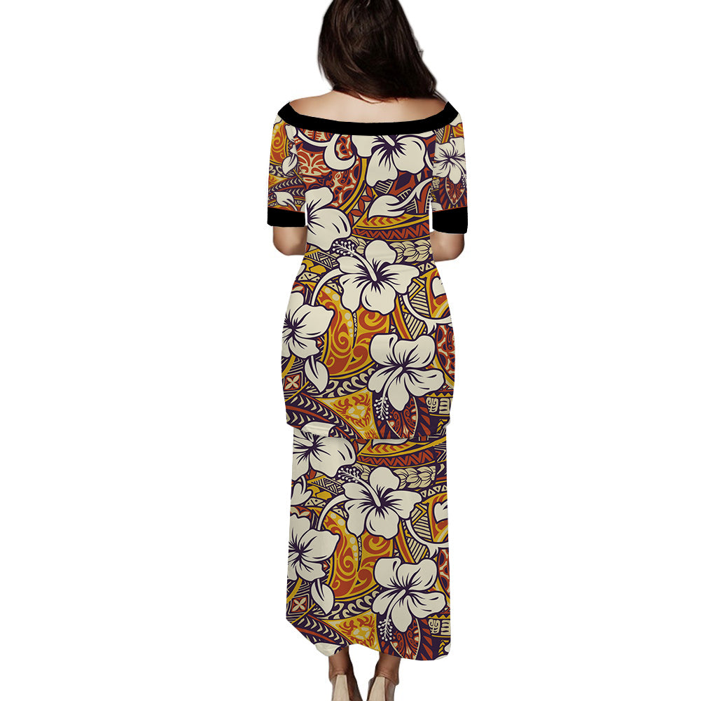 polynesian-puletasi-dress-tropical-hibiscus-flower-with-tapa-pattern-ver01