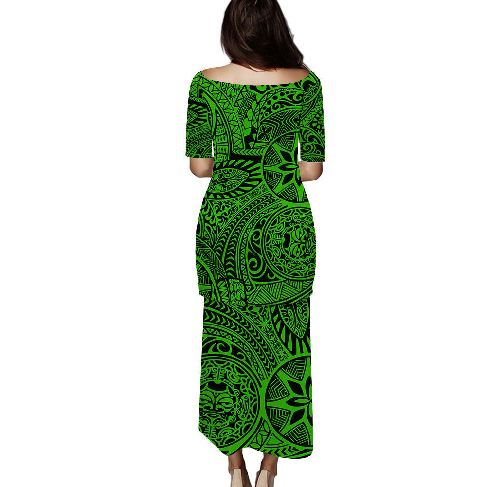 custom-personalised-polynesian-puletasi-dress-tapa-tribal-tattoo-vintage-ver06
